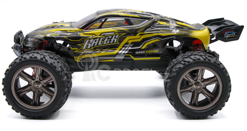 RC auto X9116 Challenger truggy, žlutá + náhradní baterie