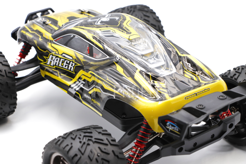 RC auto X9116 Challenger truggy, žlutá + náhradní baterie