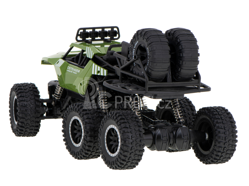 RC crawler Pick up 6x6, zelená