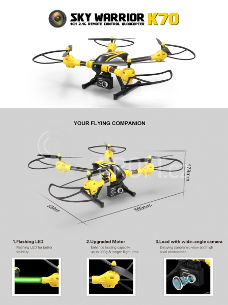 Dron Sky Warrior K70