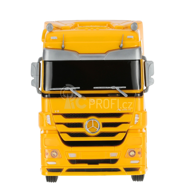 RC kamion Mercedes-Benz Actros, žlutá