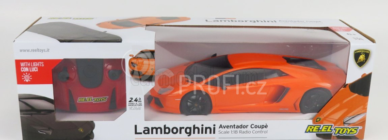 Re-el toys Lamborghini Aventador Lp700-4 2011 1:18 Orange