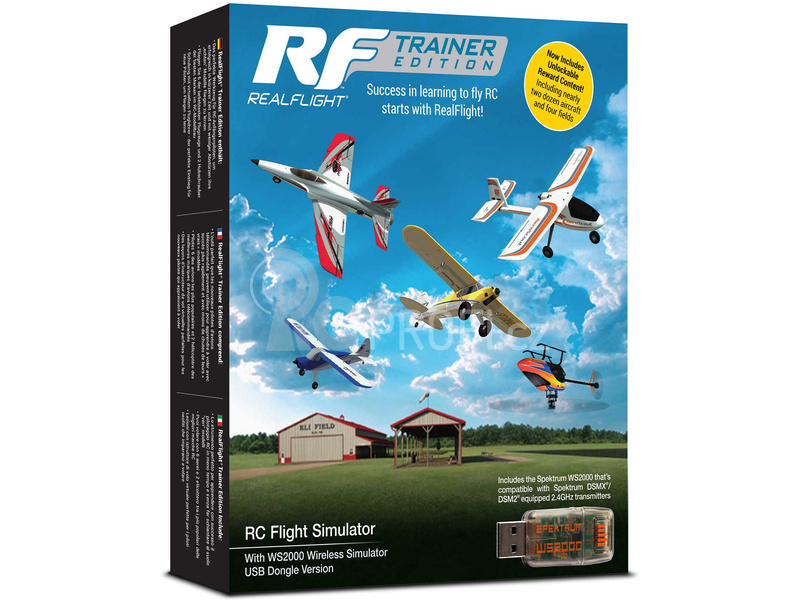 RealFlight Trainer Edition RC letecký simulátor, WS2000 bezdrátové USB rozhraní