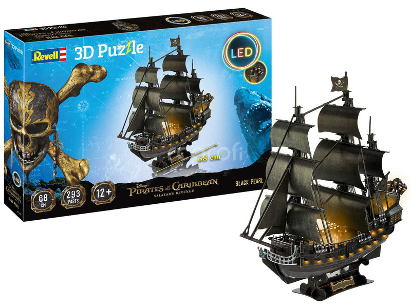 Revell 3D Puzzle - Black Pearl (LED Edition)