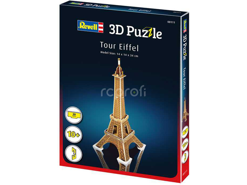 Revell 3D Puzzle - Eiffelova věž (34cm)