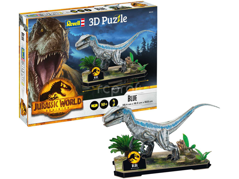 Revell 3D Puzzle - Jurský park - Blue