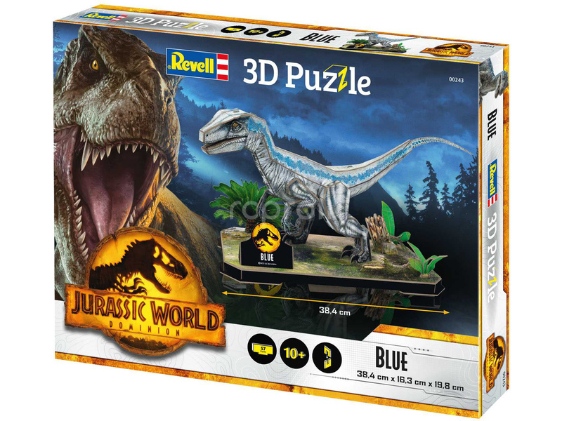 Revell 3D Puzzle - Jurský park - Blue