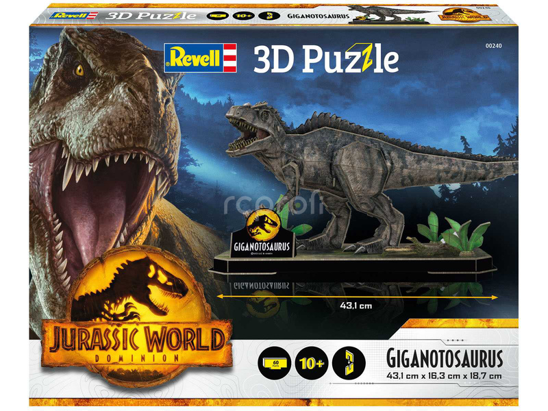 Revell 3D Puzzle - Jurský park - Giganotosaurus