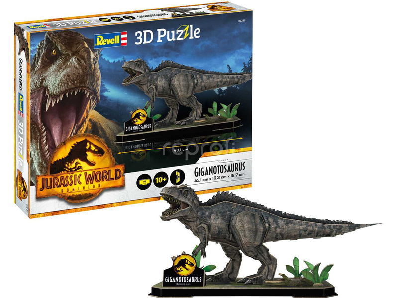 Revell 3D Puzzle - Jurský park - Giganotosaurus