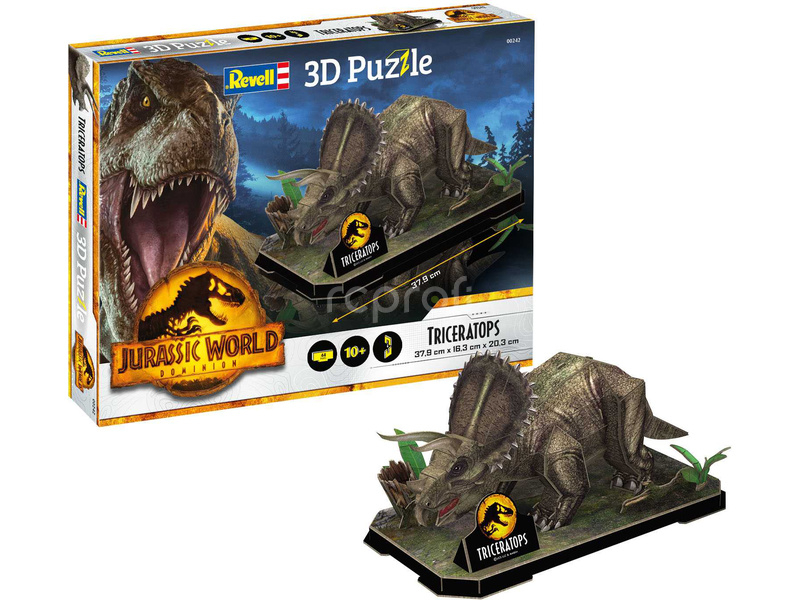 Revell 3D Puzzle - Jurský park - Triceratops