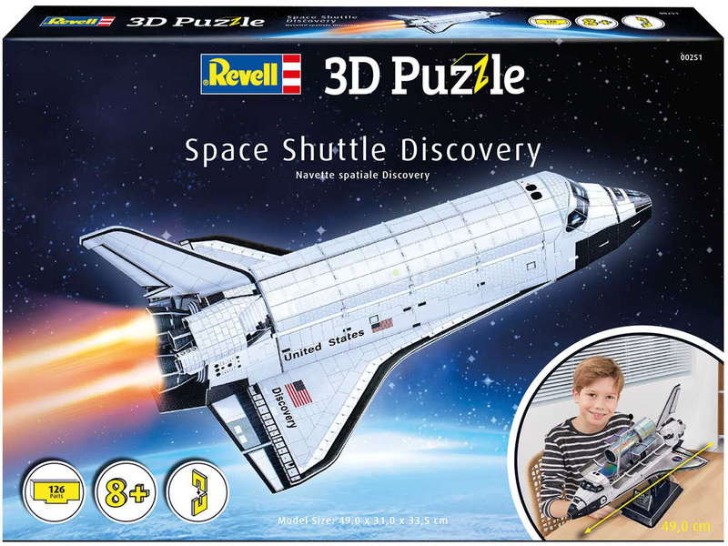 Revell 3D Puzzle - raketoplán Discovery