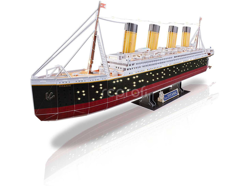 Revell 3D Puzzle - RMS Titanic s LED osvětlením