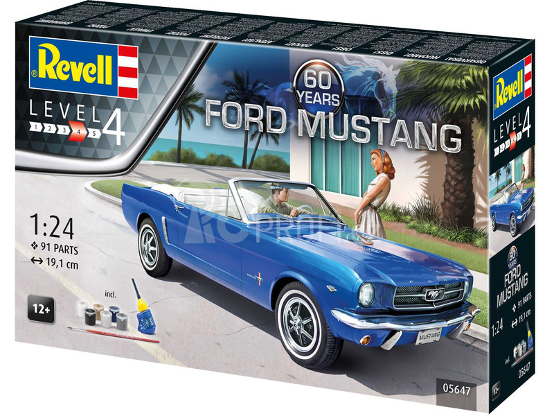 Revell Ford Mustang 60. výročí (1:24) (giftset)