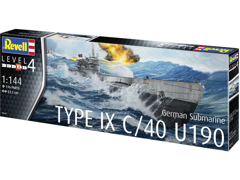 Revell German Submarine Type IX C/40 (U190) (1:144)