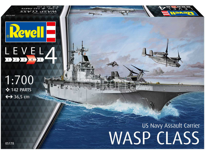 Revell USS WASP CLASS Assault Carrier (1:700)