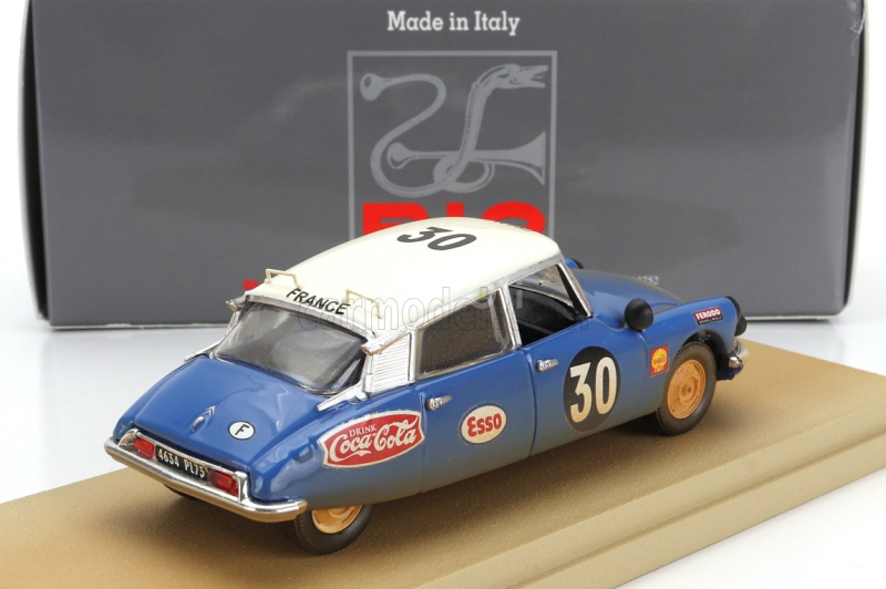 Rio-models Citroen Ds19 (dirty And Night Version) N 30 Rally East African Safari 1965 Bob Neyret - Jacques Terramorsi 1:43 Modrá Bílá