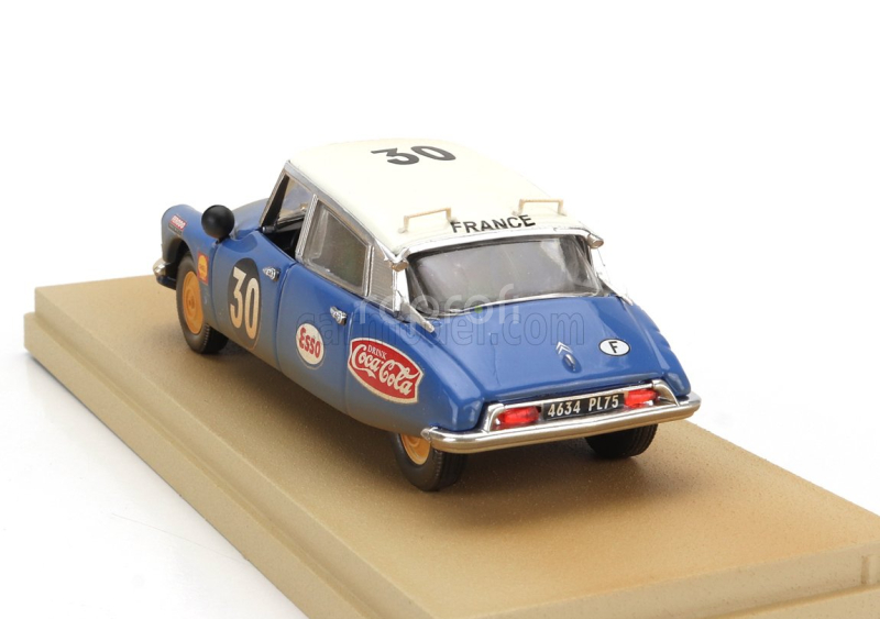 Rio-models Citroen Ds19 (dirty And Night Version) N 30 Rally East African Safari 1965 Bob Neyret - Jacques Terramorsi 1:43 Modrá Bílá