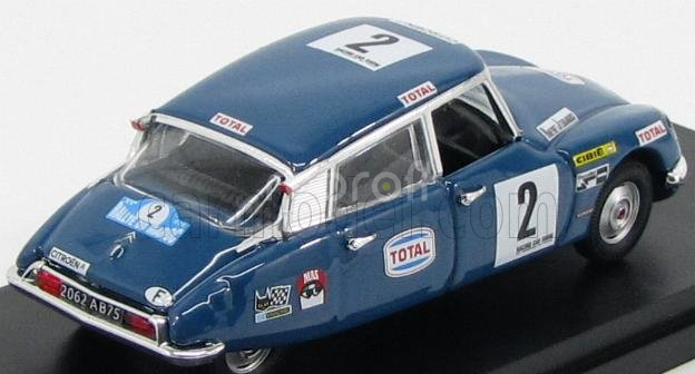 Rio-models Citroen Ds21 N 2 4th Rally Marocco 1971 Bob Neiret - Jacques Terramorsi 1:43 Blue