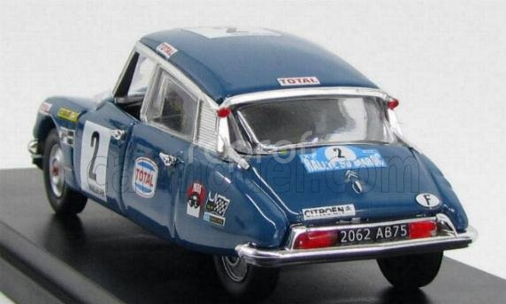 Rio-models Citroen Ds21 N 2 4th Rally Marocco 1971 Bob Neiret - Jacques Terramorsi 1:43 Blue