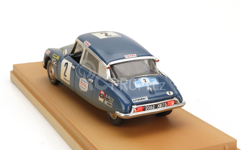 Rio-models Citroen Ds21 N 2 4th Rally Marocco Dirty Version 1971 Bob Neiret - Jacques Terramorsi 1:43 Blue