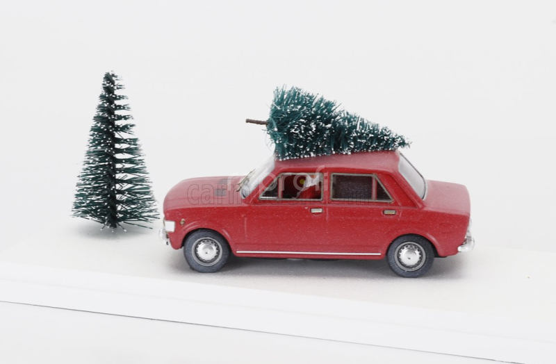 Rio-models Fiat 128 1-series 1969 - Christmas Edition 2024 - Con Babbo Natale - With Santa Claus Figure 1:43 Red