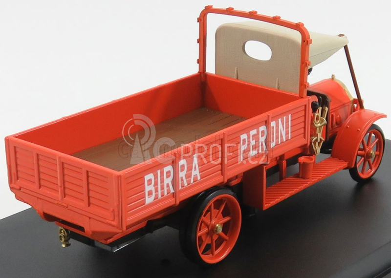 Rio-models Fiat 18bl Truck Birra Peroni 1915 1:43 Orange