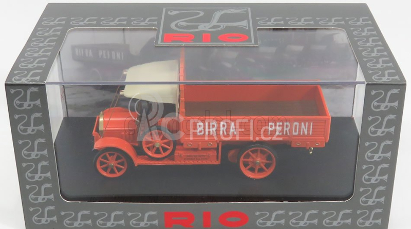 Rio-models Fiat 18bl Truck Birra Peroni 1915 1:43 Orange