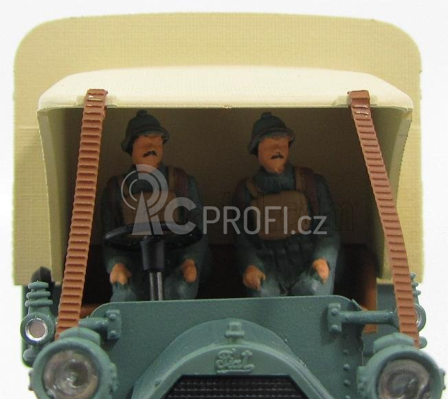 Rio-models Fiat 18bl Truck Telonato Esercito Italiano 1915 - 100th Anniversary La Grande Guerra 1:43 Vojenská Zelená