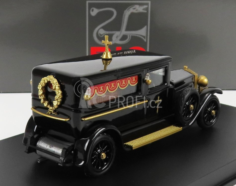 Rio-models Fiat 519 Carro Funebre - Hearse - Funeral Car With Coffin 1924 1:43 Black