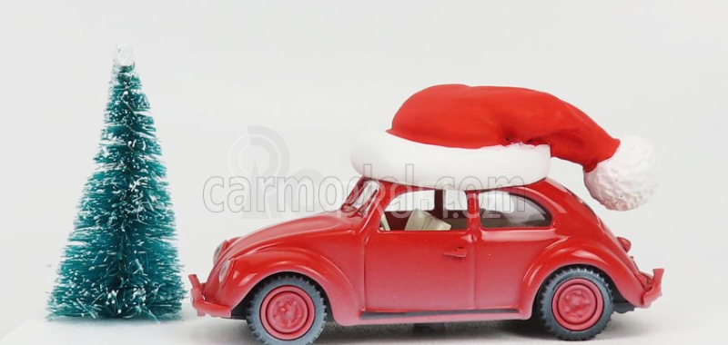 Rio-models Volkswagen Beetle Maggiolino 1958 - Christmas Edition 2022 - Natale 2022 1:43 Red