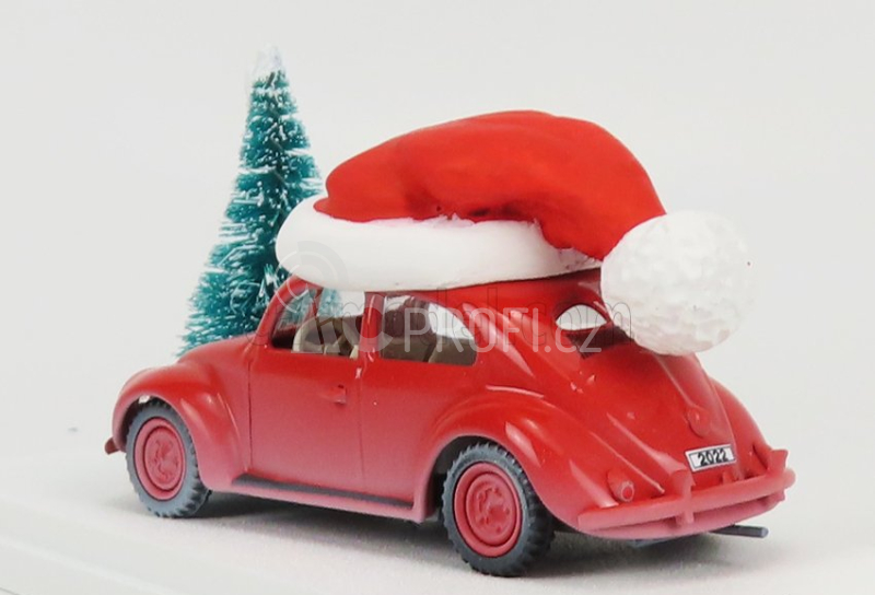 Rio-models Volkswagen Beetle Maggiolino 1958 - Christmas Edition 2022 - Natale 2022 1:43 Red