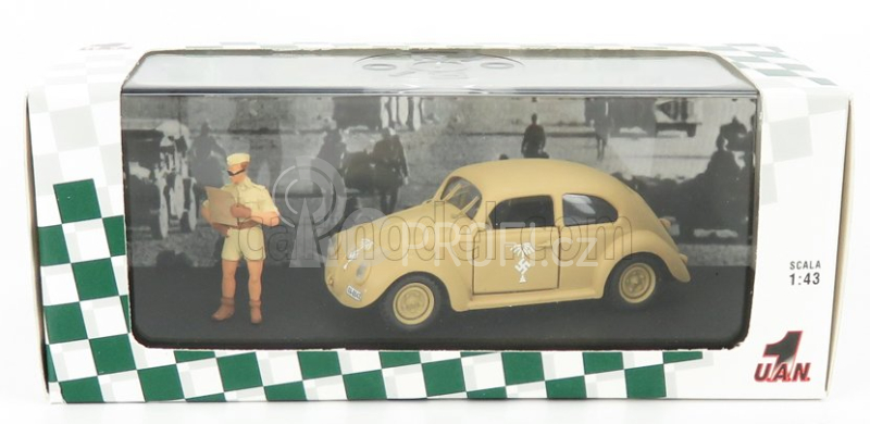 Rio-models Volkswagen Kommandeur Africa Korps 1941 With Figures 1:43 Vojenský Písek