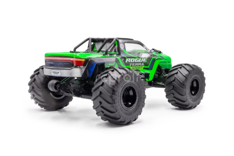 RC auto ROGUE TERRA SPORT RTR Brushless Monster Truck 4WD, zelená