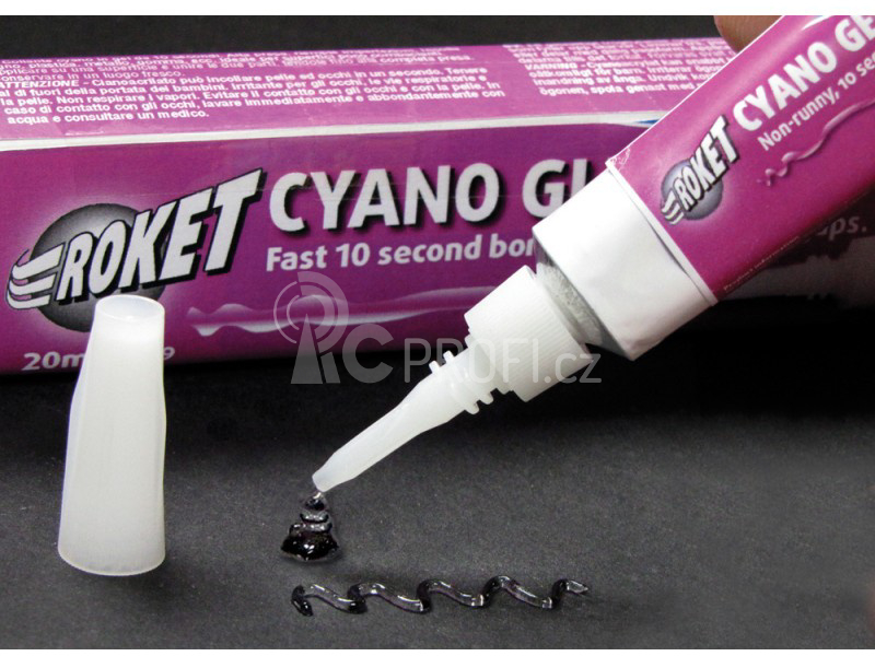 Roket Cyano Gel gelové vteřinové lepidlo 20ml