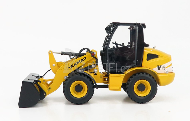 Ros-model Yanmar V8 Ruspa Gommata - Tractor Scraper 1:32 Žlutá Šedá