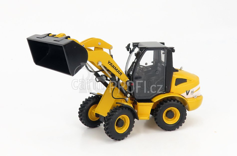 Ros-model Yanmar V8 Ruspa Gommata - Tractor Scraper 1:32 Žlutá Šedá