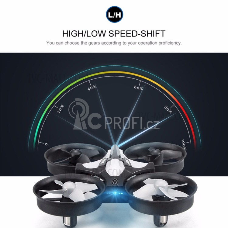 s-Idee nano dron JJRC H36 černo-šedá