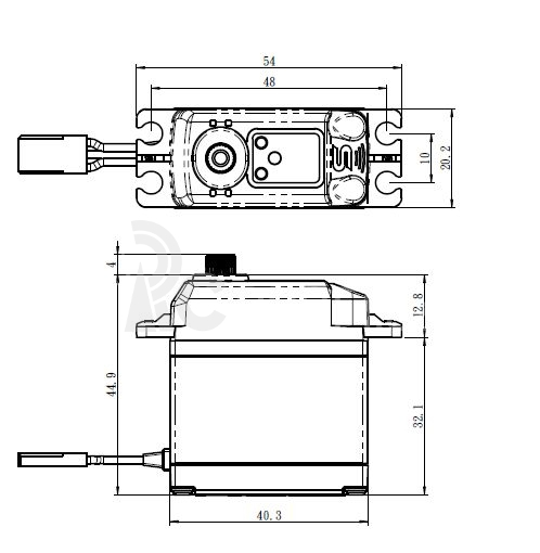 SA-1230SG Digitální servo