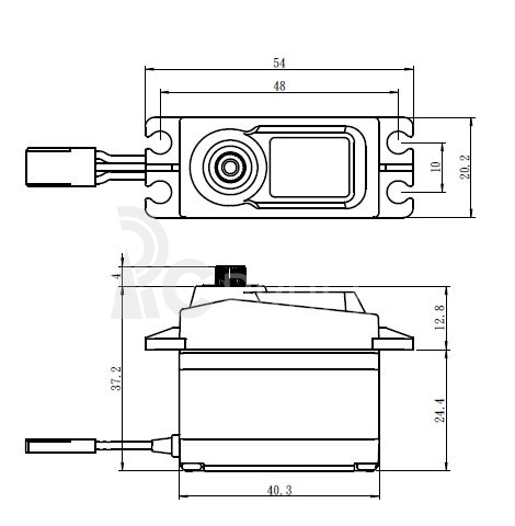 SC-1256TG Digitální servo