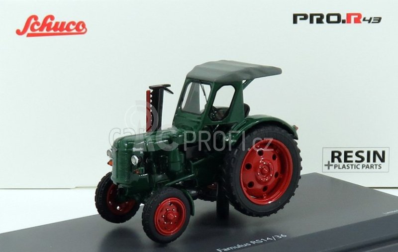 Schuco Famulus Rs 14/36 Tractor 1964 1:43 Zelená