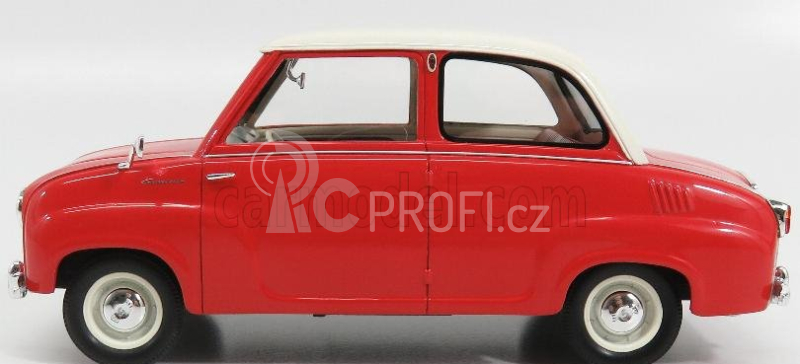 Schuco Goggomobil T250 Limousine 1964 1:18 Červená Bílá