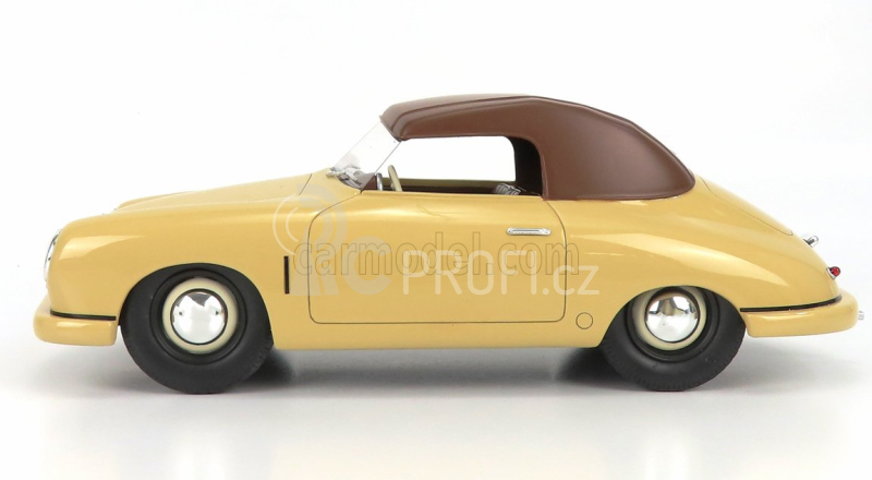 Schuco Porsche 356 Spider Closed 1948 1:18 Cream Black