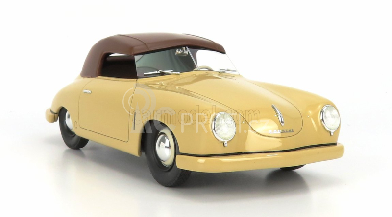 Schuco Porsche 356 Spider Closed 1948 1:18 Cream Black