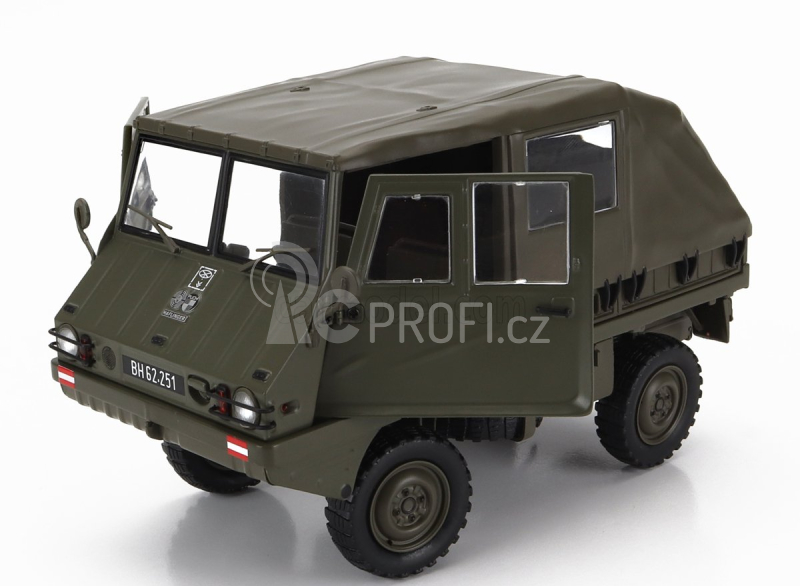 Schuco Steyr-puch Haflinger Obh 1975 1:18 Vojenská Zelená