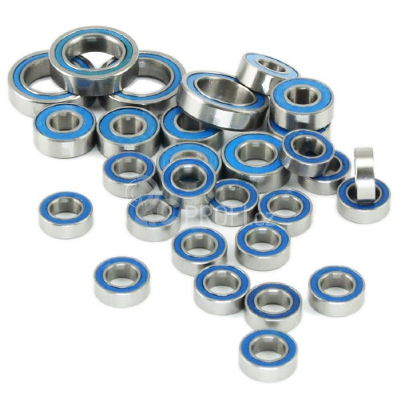 Set PTFE kuličkových ložisek s mazacím olejem pro Tamiya TT02B