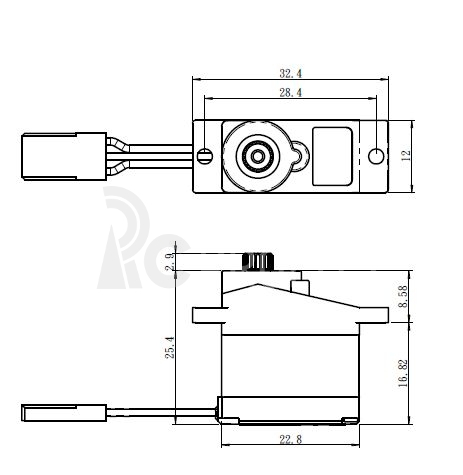 SH-0257MG Digitální servo