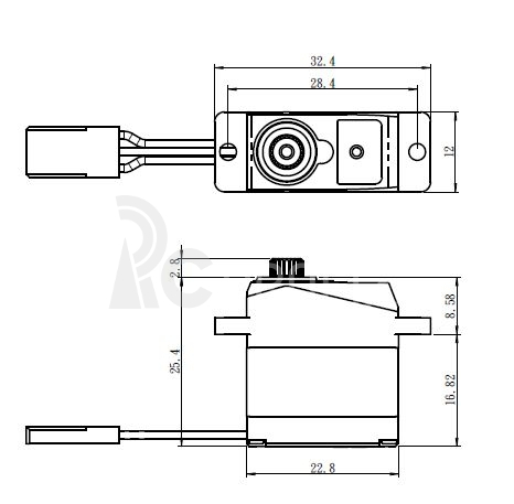 SH-0264MG Digitální servo