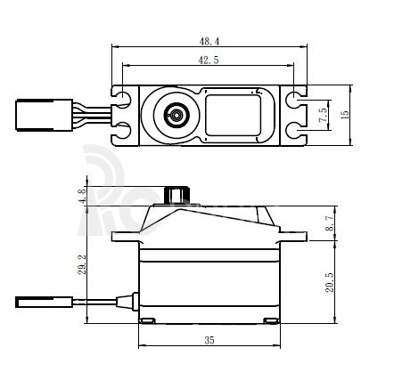 SH-1350 Digitální servo