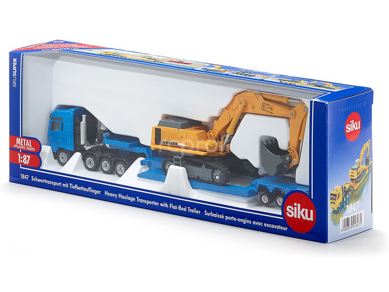 SIKU Super - Těžký náklad s podvalníkem 1:87