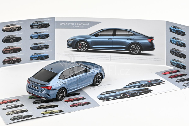 Abrex Škoda Octavia IV RS (2020) 1:43 - Šedá Satin Metalíza